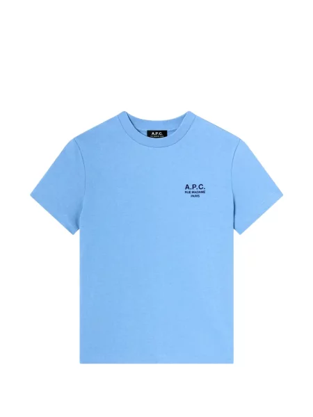 Tricou A.p.c. cu imagine albastru