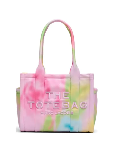 Geantă shopper Marc Jacobs cu model floral roz