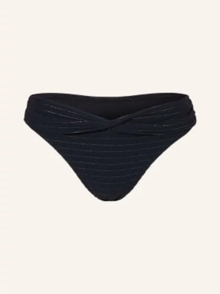 Watercult Základní Bikiny Afterlight S Třpytivou Nití / stříbrná černá