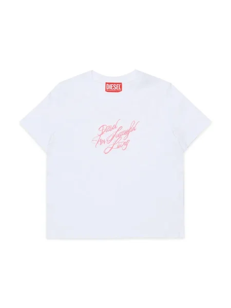 Diesel tričko TRIPIT T-SHIRT bílé