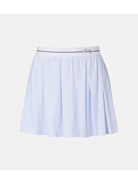 Fustă Varley cu dungi tenis albastru