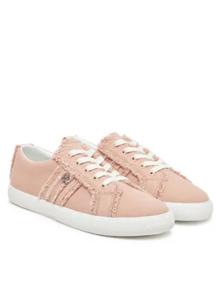 LAUREN RALPH LAUREN Sneakersy Janson Fray růžová