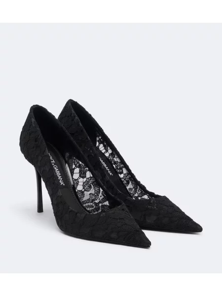 Pantofi cu toc Dolce&gabbana din piele negru