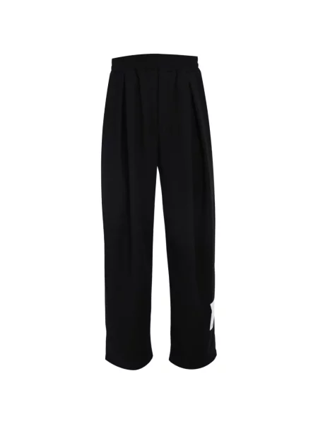 Pantaloni Tee Library cu autograf negru