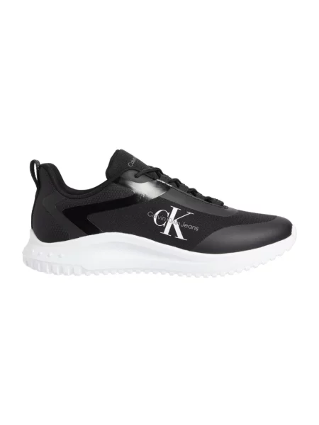 Sneakersy Calvin Klein Jeans koronkowe czarne