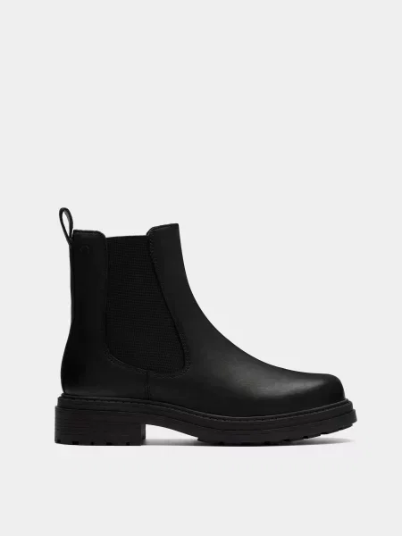 Шкіряні Челсі Clarks чорний