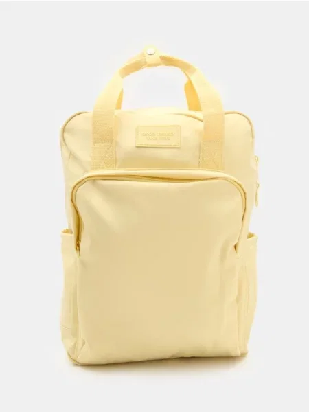 Дорожній рюкзак з для ноутбука кремовий