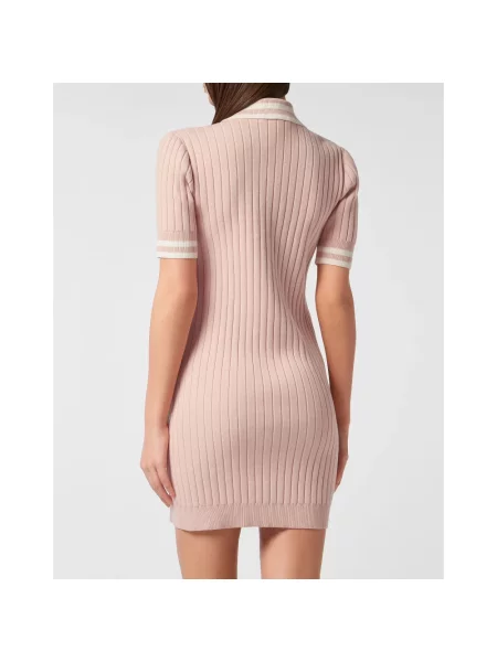 Sukienka Philipp Plein różowa