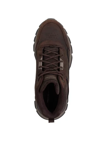 Členkové topánky Skechers hnedá