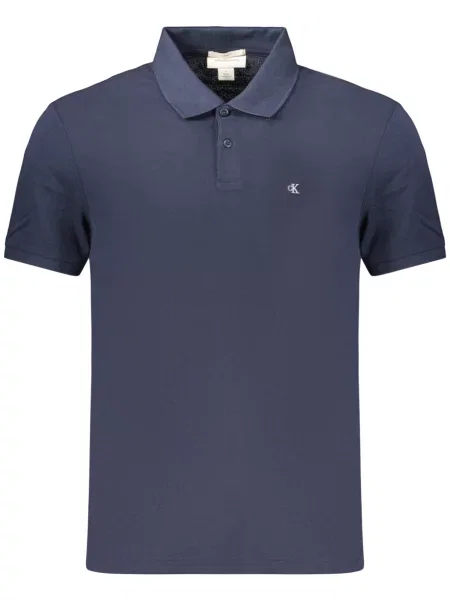 Tricou polo Calvin Klein albastru