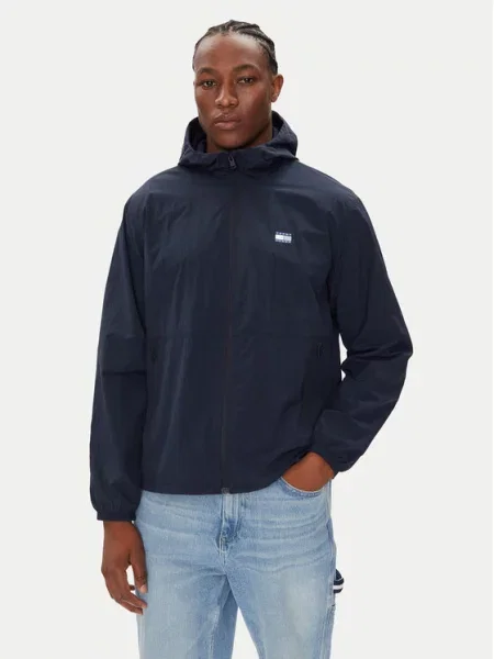 Vetrovka Tommy Jeans modra