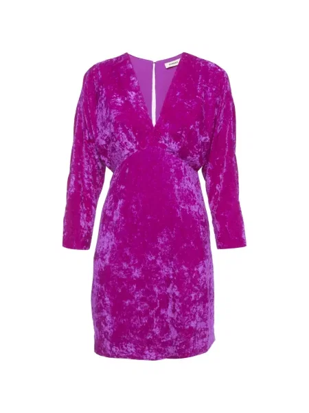 Rochie mini Sandro cu decolteu în V roz