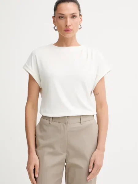 Calvin Klein t-shirt Γυναικείο μπεζ