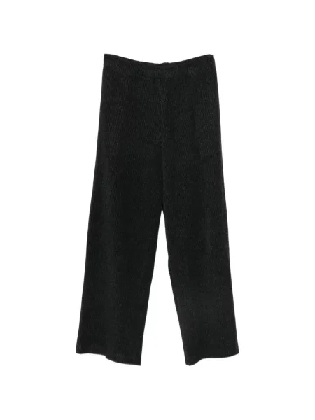 Pantaloni Gongdid Design tricotate negru