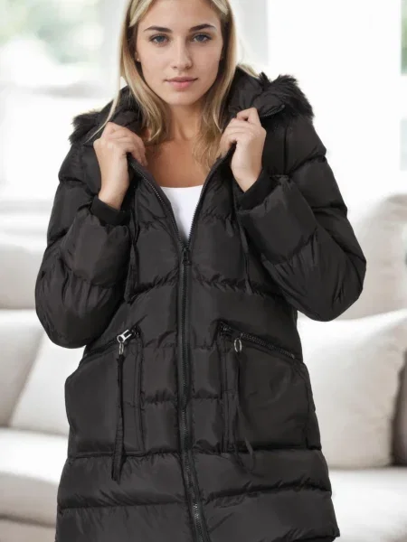 Palton Dewberry negru