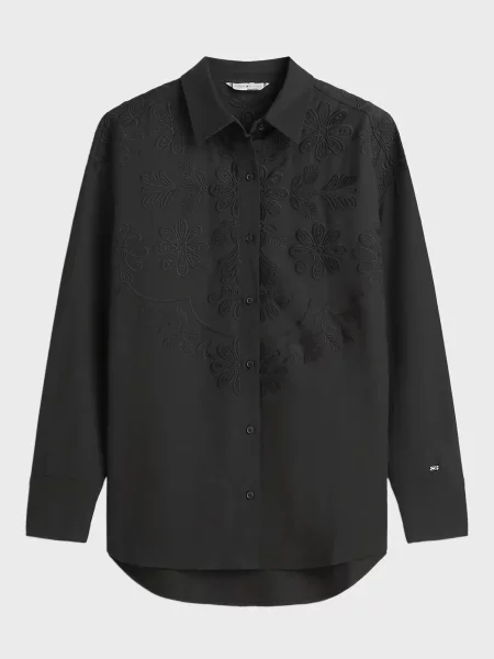 Вишита блуза Tommy Hilfiger чорна