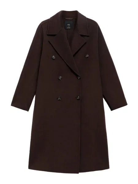 MANGO Palton de primăvară-toamnă PICAROL închis maro