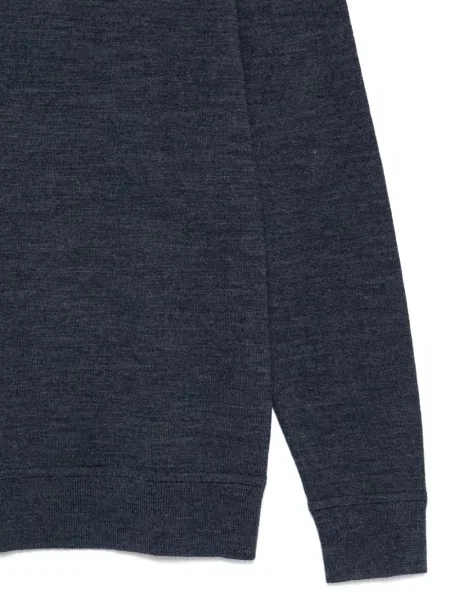 Pulover Superdry cu decolteu rotund albastru