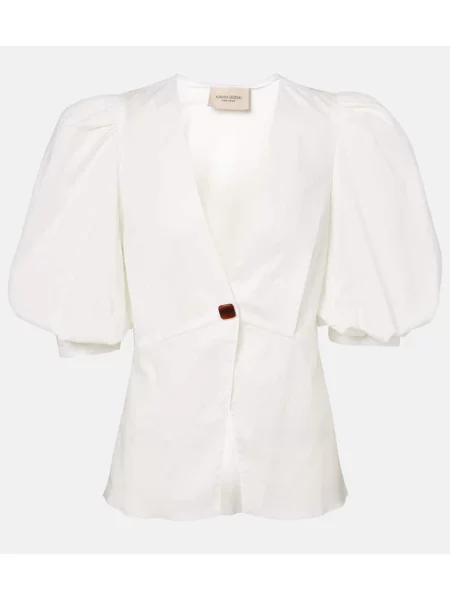 Top Adriana Degreas o krotszym kroju biały