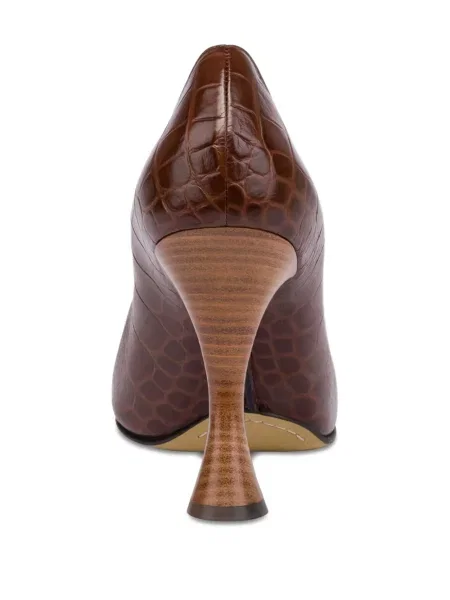 Pantofi cu toc Moschino maro