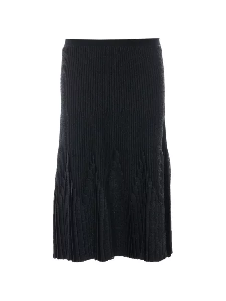 Fustă midi Elisabetta Franchi tricotate negru