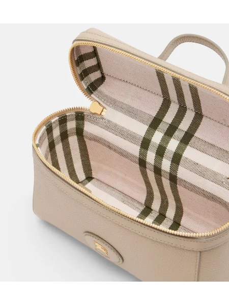 Geantă Burberry din piele bej