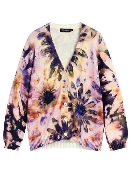 Pulover Desigual roz