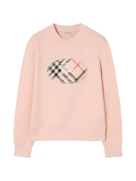 Hanorac Burberry în carouri roz