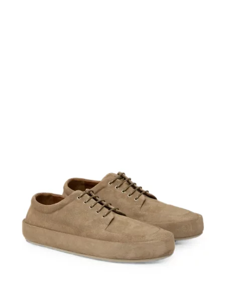 Pantofi derby Marsell din piele de căprioară cu platformă