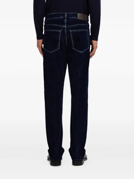 Pantaloni Ferragamo cu 5 buzunare albastru