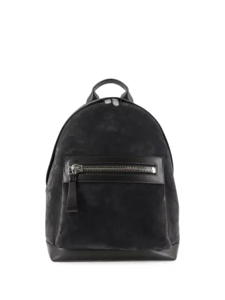 Rucsac Tom Ford din piele de căprioară gri