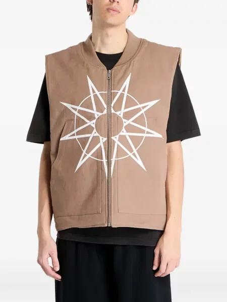 Vestă Pleasures maro