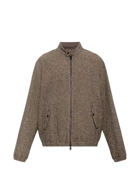 Reversibil geacă cu puf Moncler maro