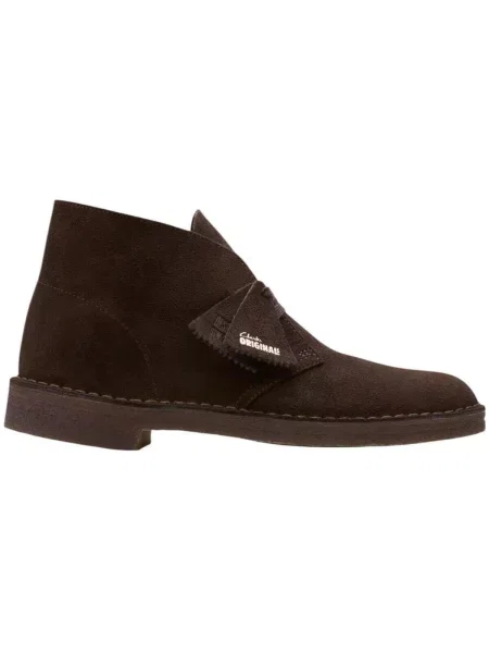 Púštne členkové topánky Clarks hnedá
