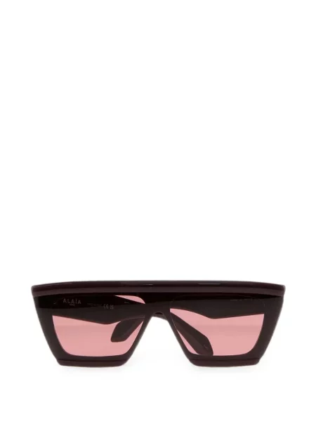 Ochelari de soare Alaia Eyewear cu imprimeu geometric violet