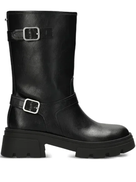Botine Mexx cu platformă cu cataramă negru
