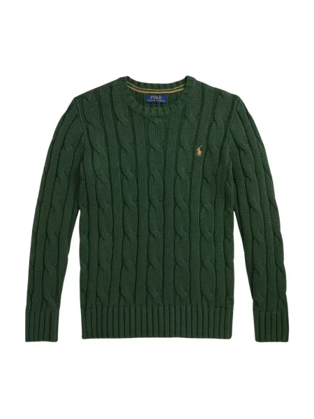 Sweter Ralph Lauren z długim rękawem zielony