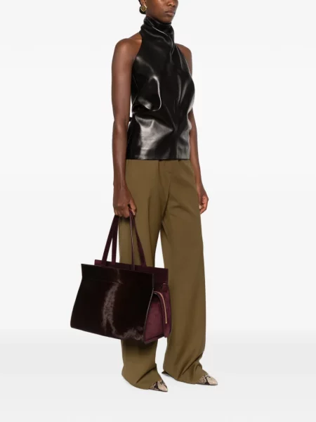 Geantă shopper Khaite violet