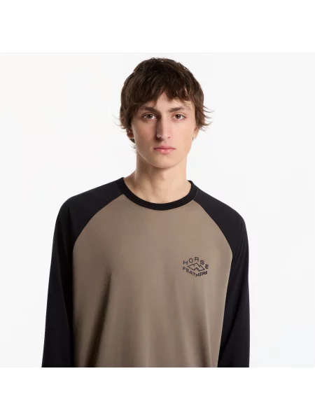 Тениска Horsefeathers Shank Ls T-Shirt Fossil XL