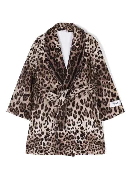 Szlafrok dziecięcy Dolce And Gabbana czarny