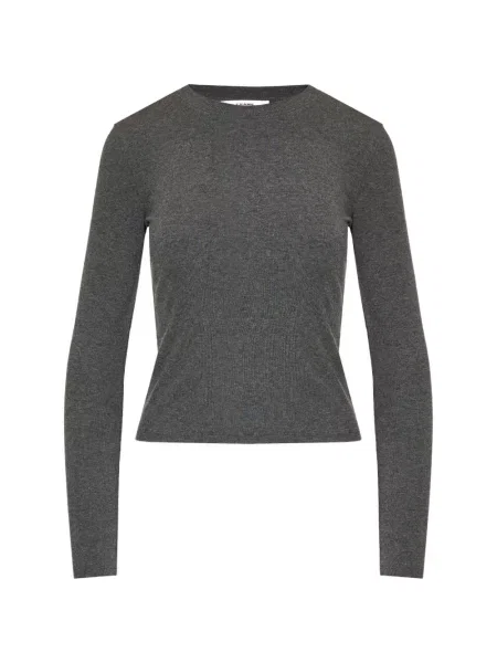 Lung tricou Frame gri