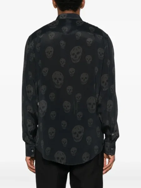 Košile Alexander Mcqueen s potiskem černá