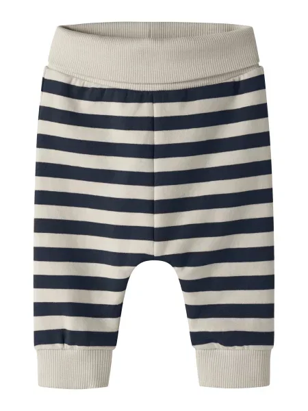 NAME IT Pantaloni NBMRAFAN bleumarin / deschis gri