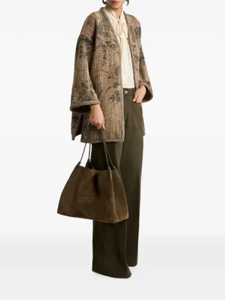 Bouclé geacă Etro cu model floral