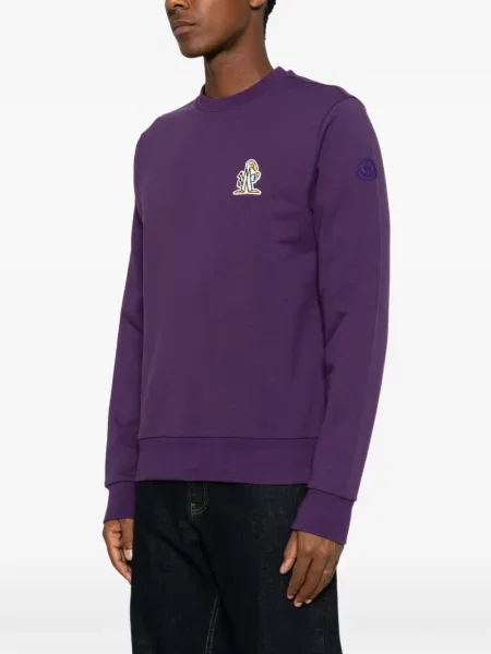 Pulover Moncler cu autograf violet