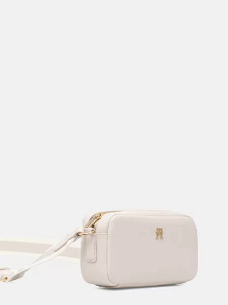 TOMMY HILFIGER Taška cez rameno ESSENTIAL krémová béžová