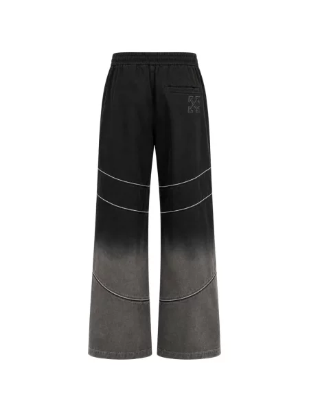 Pantaloni Off-white cu gradient alb