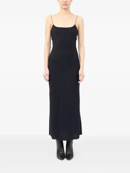 Rochie maxi Mm6 Maison Margiela de costum negru