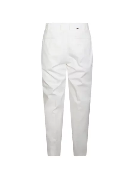 Pantaloni Canali cu autograf alb
