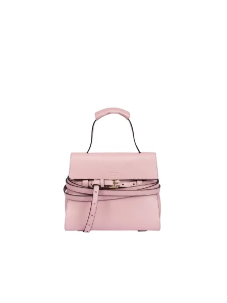 Torebka Moschino wiązana różowa